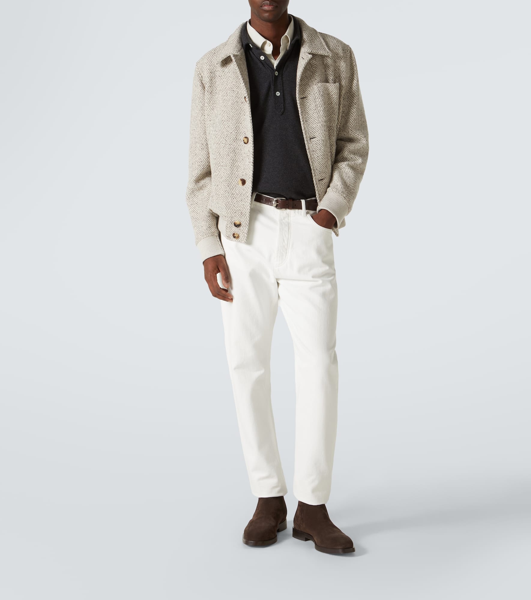 Cashmere polo sweater - 2