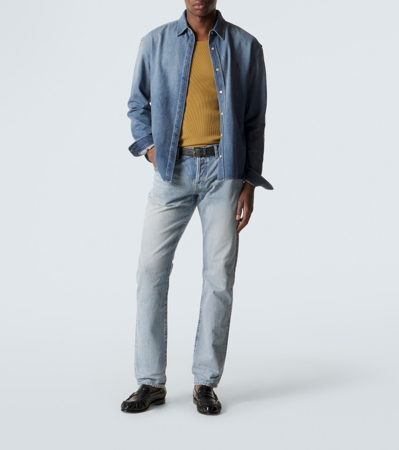 SAINT LAURENT Faded slim jeans outlook