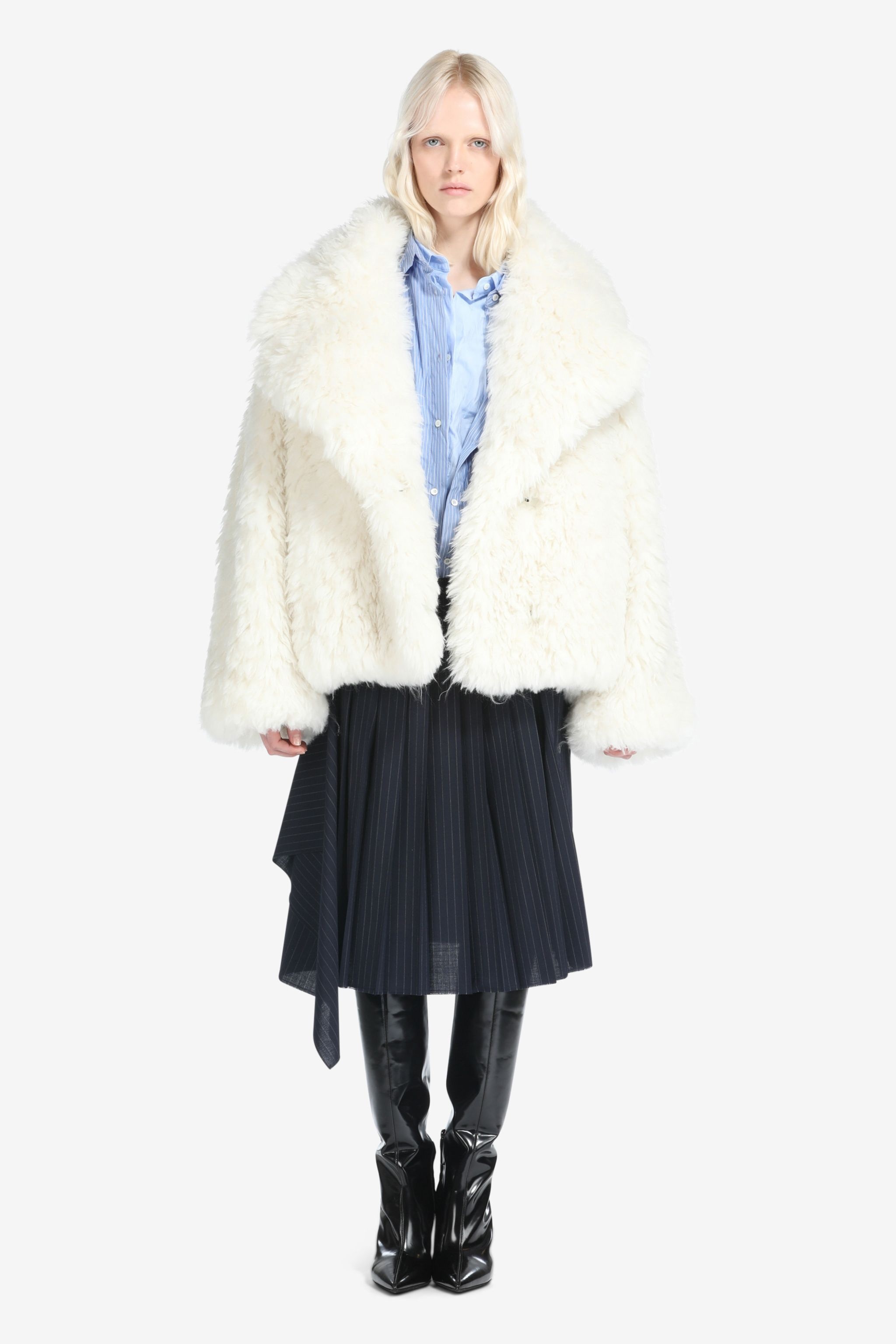FAUX-FUR COAT - 4
