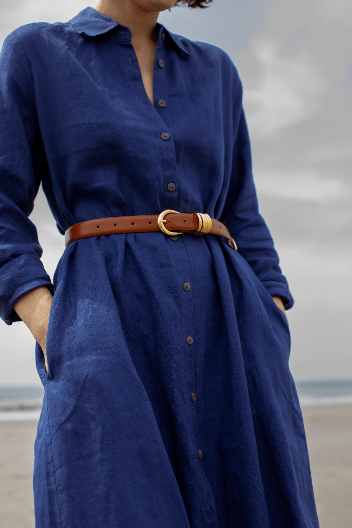 Hollyhock Belt in Terre/Gold - 4