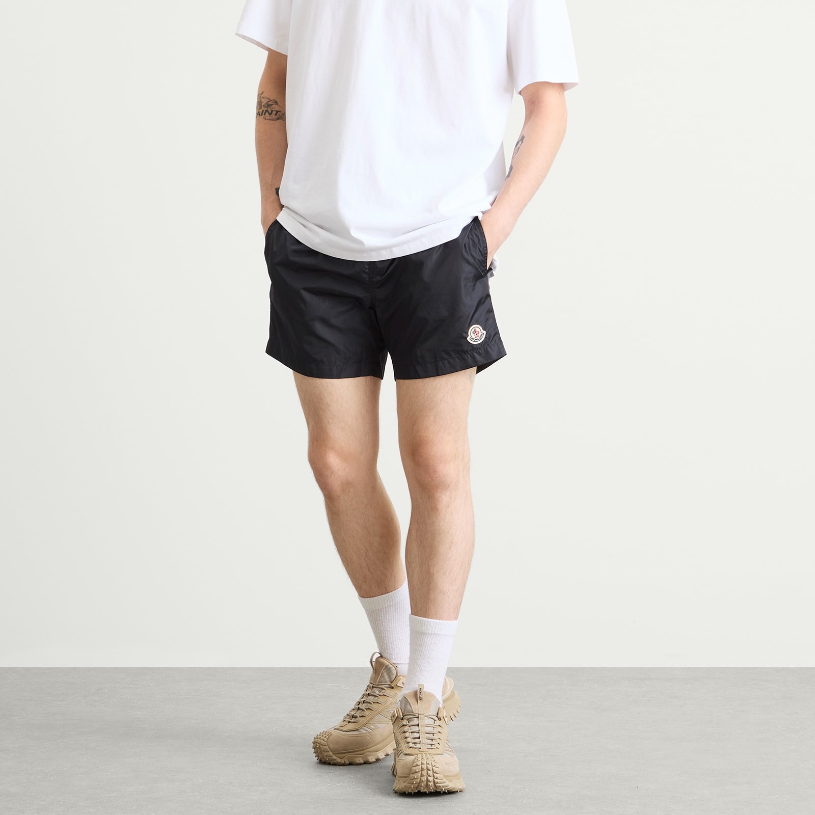 Moncler Logo Swim Shorts - 2