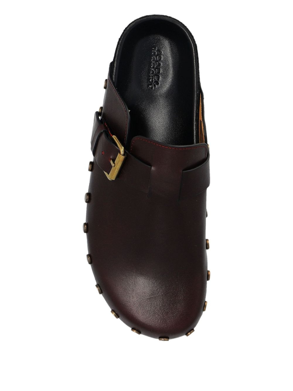 buckle-fastening studded slip-ons - 3