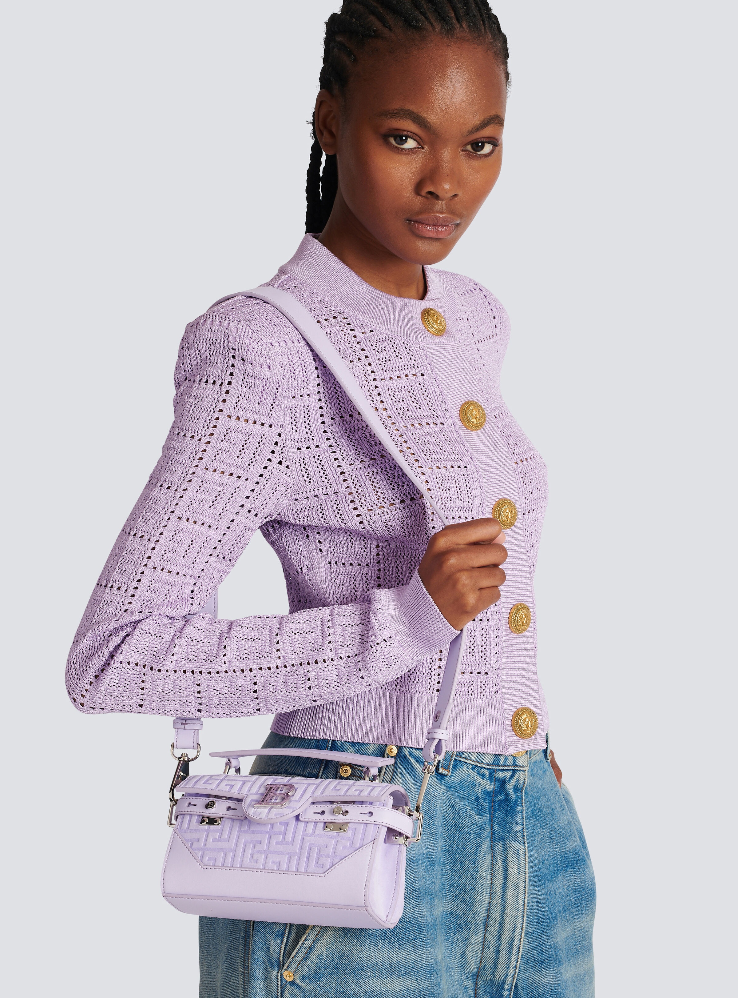 B-Buzz 19 bag in monogram-embossed leather - 2