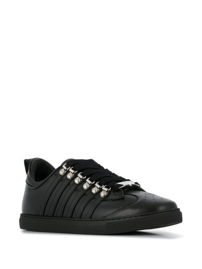 DSQUARED2 side stripe low-top sneakers outlook