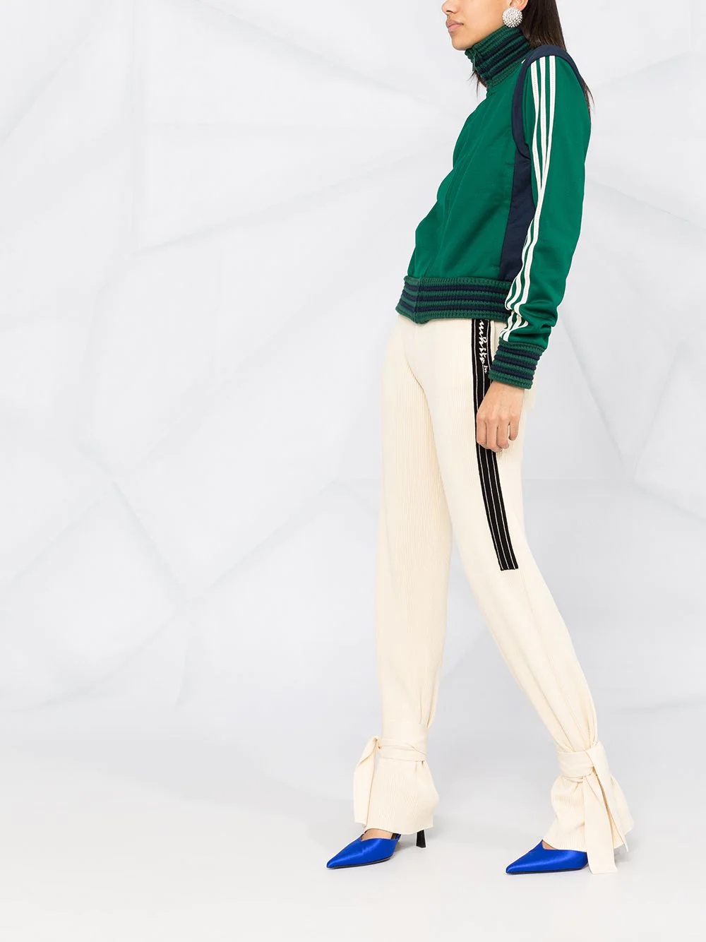 rib-knit trousers - 6