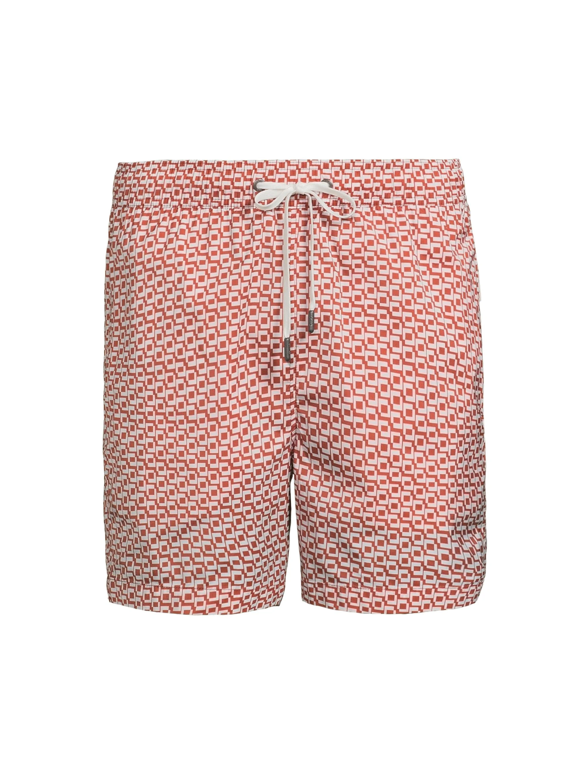 Men's Calder Printed Swim Shorts - Picante Multi - 1