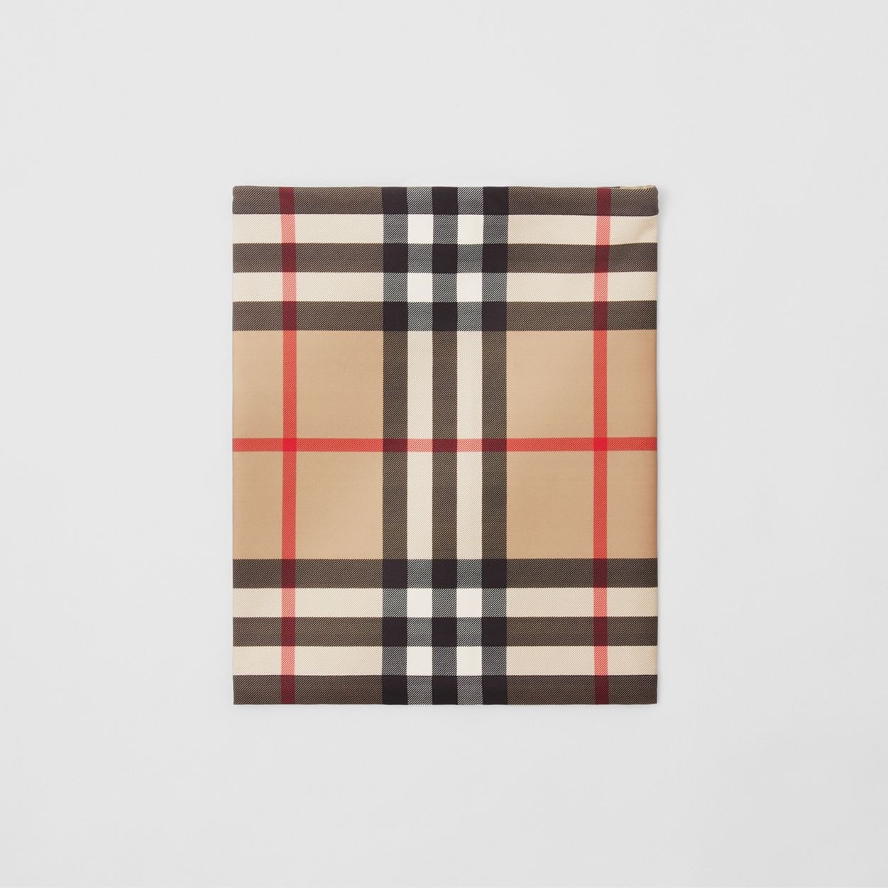 Vintage Check Stretch Nylon Snood - 1