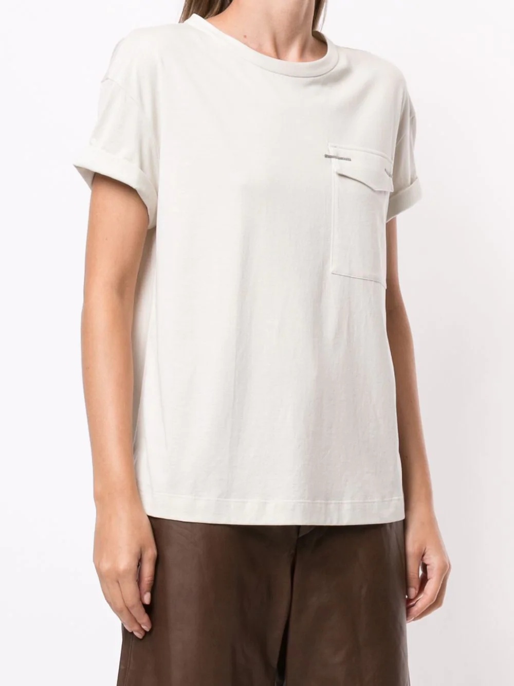 monili embellished chest pocket T-shirt - 3