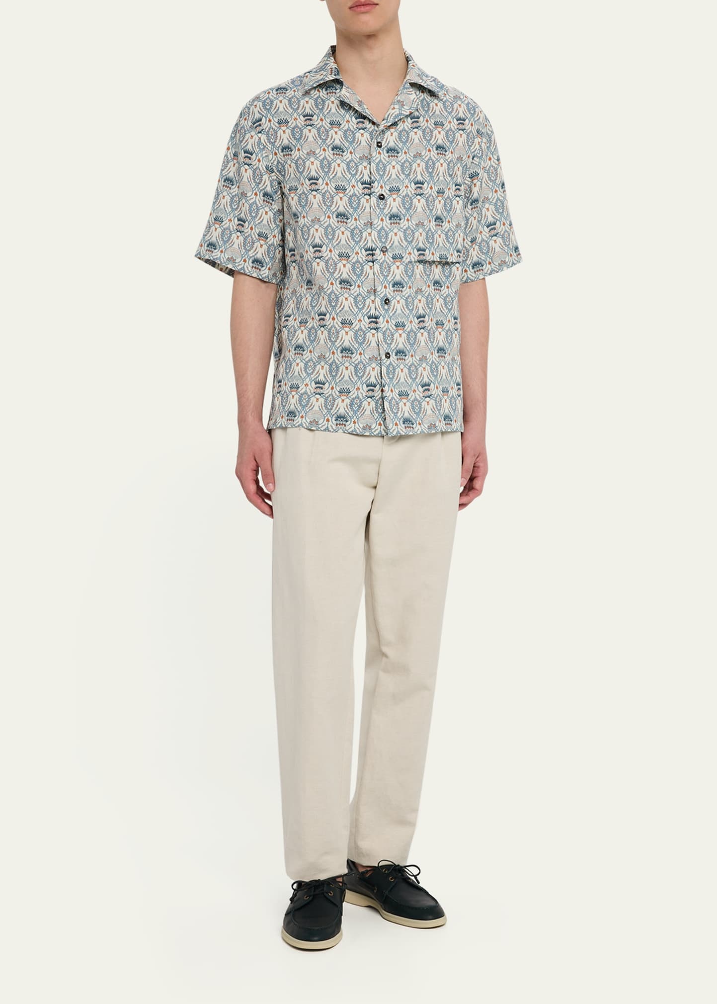 Men's Federico Linen Camp Shirt - 2