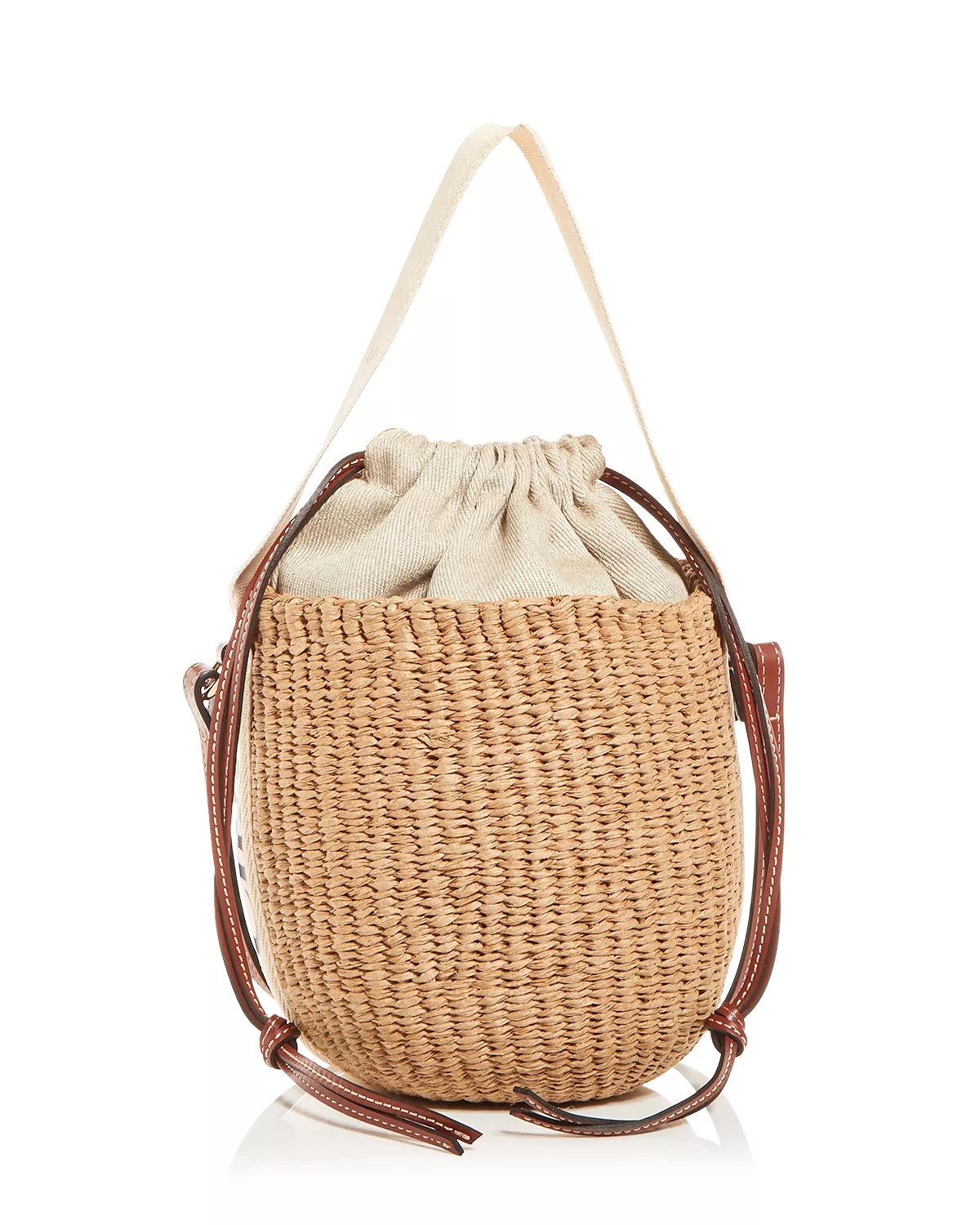 x Mifuko Woody Large Woven Basket Tote - 3