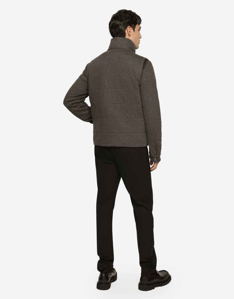 Jersey vest with branded tag 3