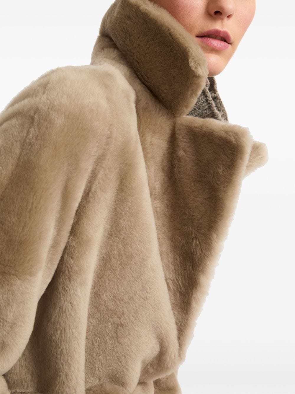 shearling coat - 6