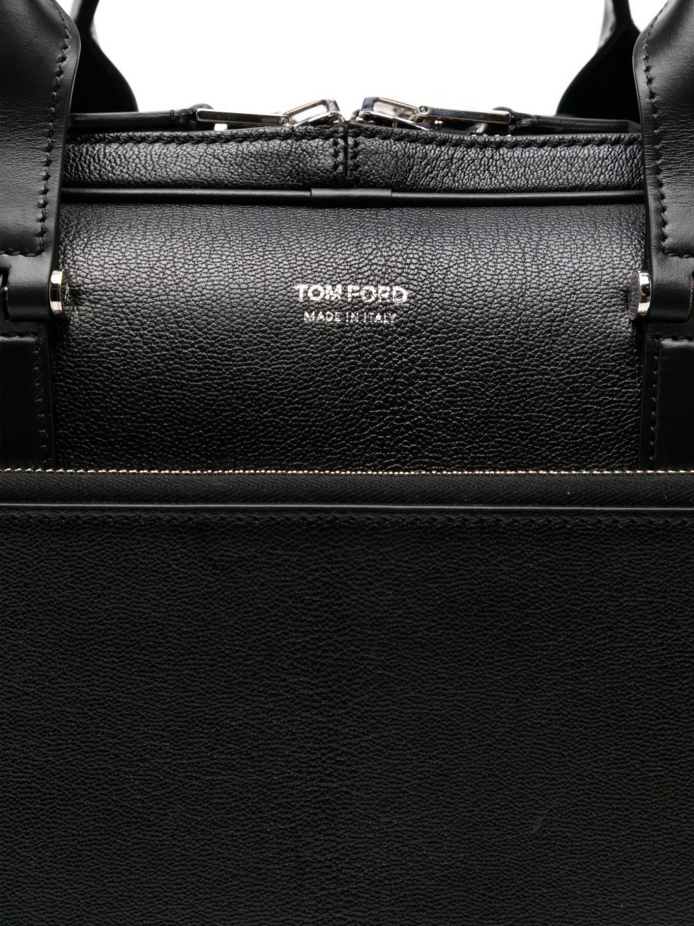 Medium Grain Leather briefcase - 3