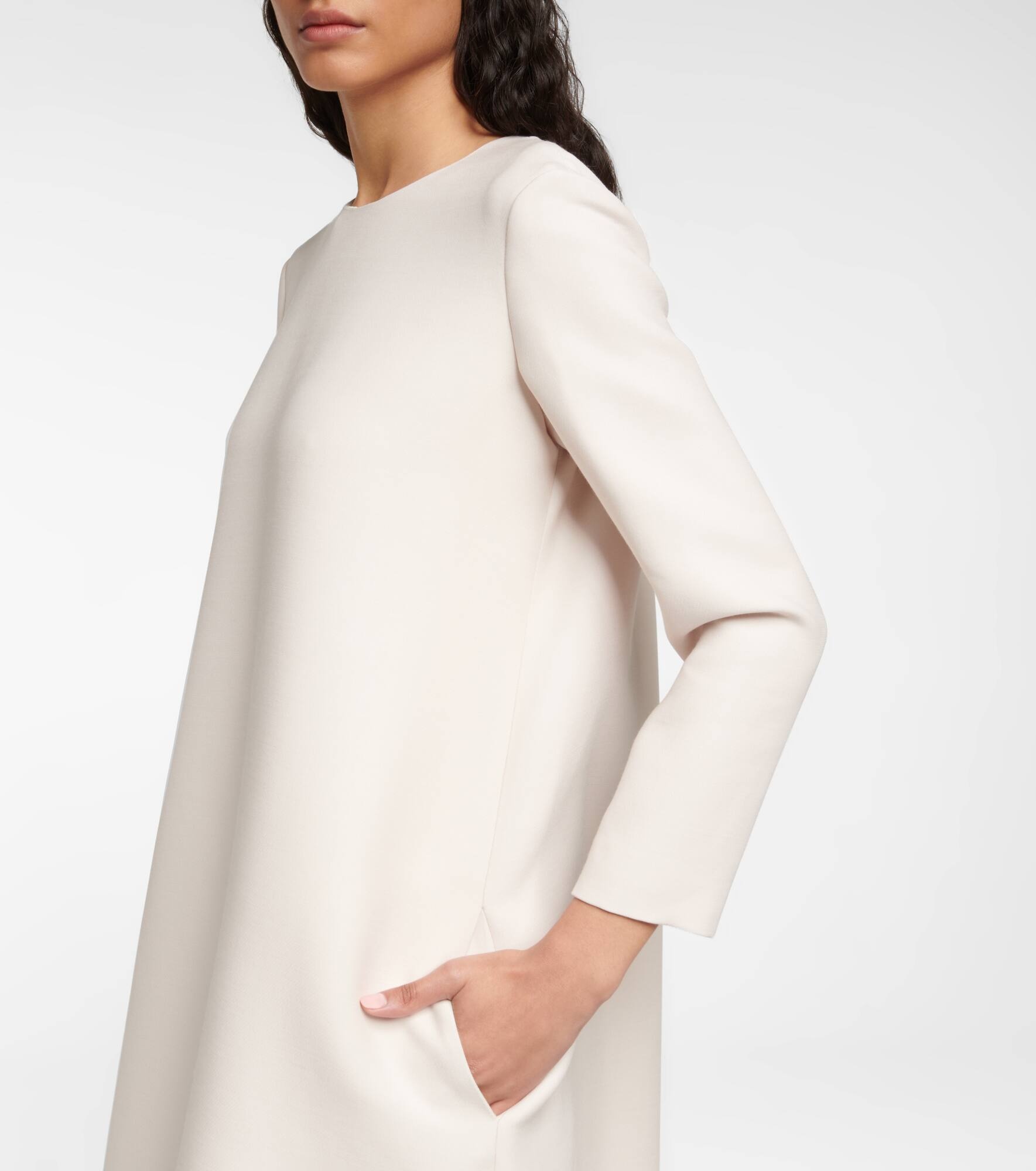 Stefos wool and silk gown - 4