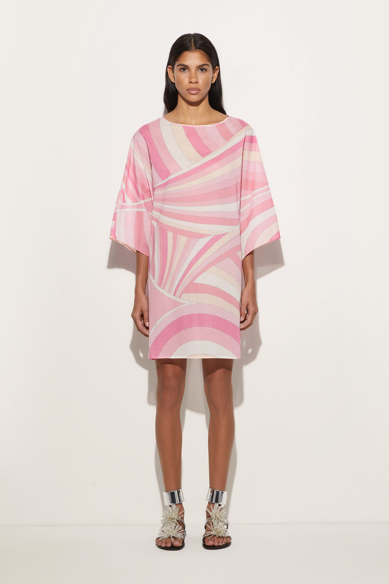 PUCCI IRIDE PRINT COTTON KAFTAN outlook