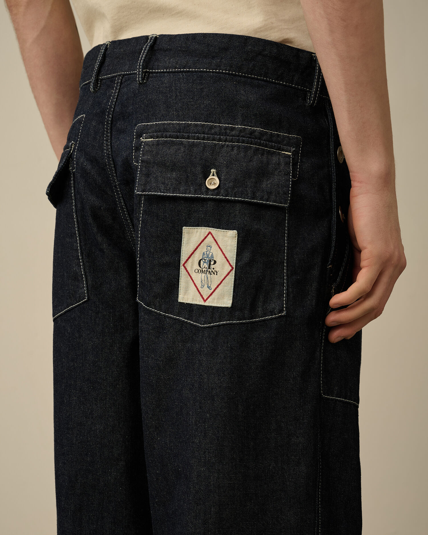 3/1 Denim Loose Pants - 6