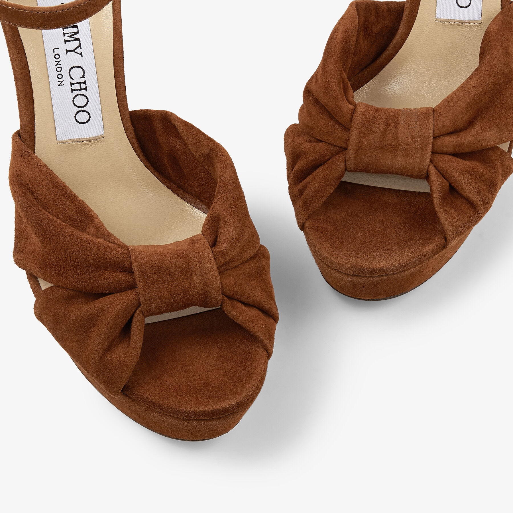 Heloise 120
Tan Suede Platform Sandals - 4