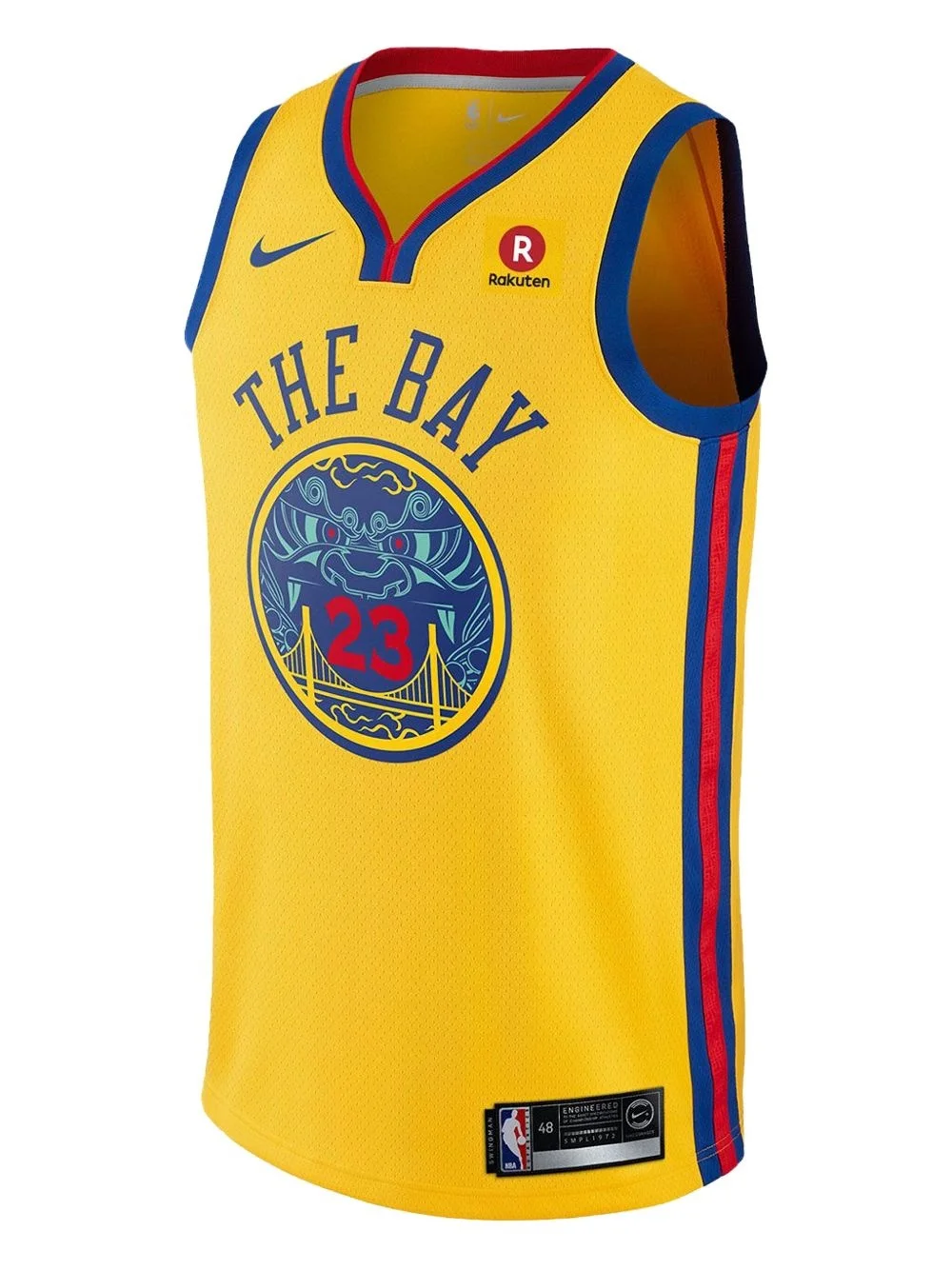 NBA Golden State Warriors "Chinese Heritage" jersey - 1