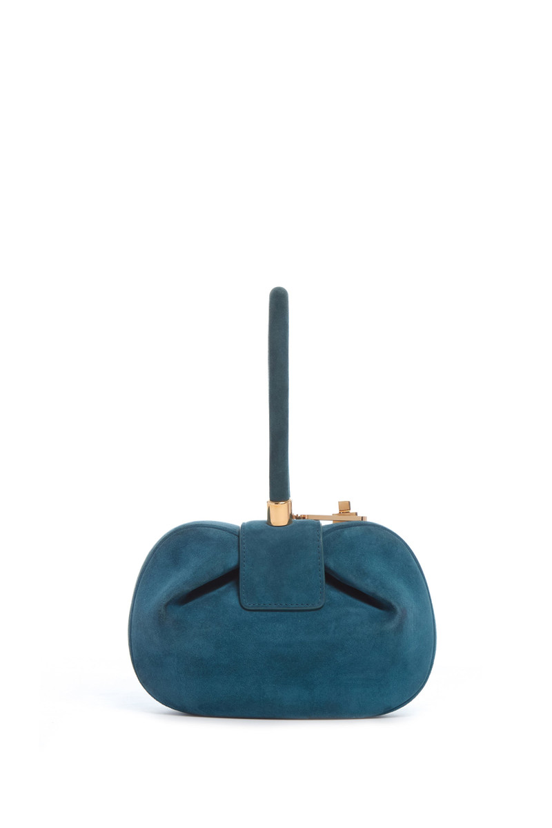 GABRIELA HEARST Demi Bag in Teal Suede outlook