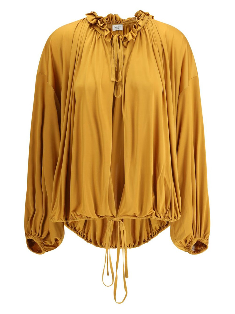 ruffled drawstring 상단 1