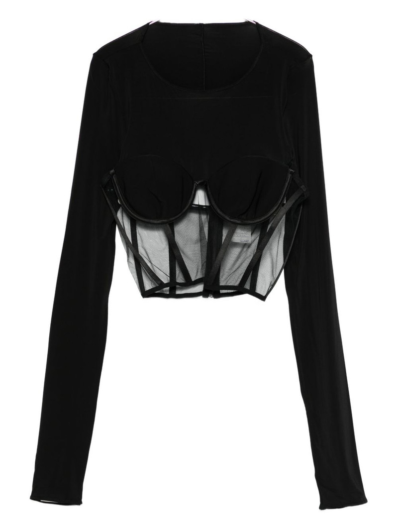 mesh-panel T-shirt 1