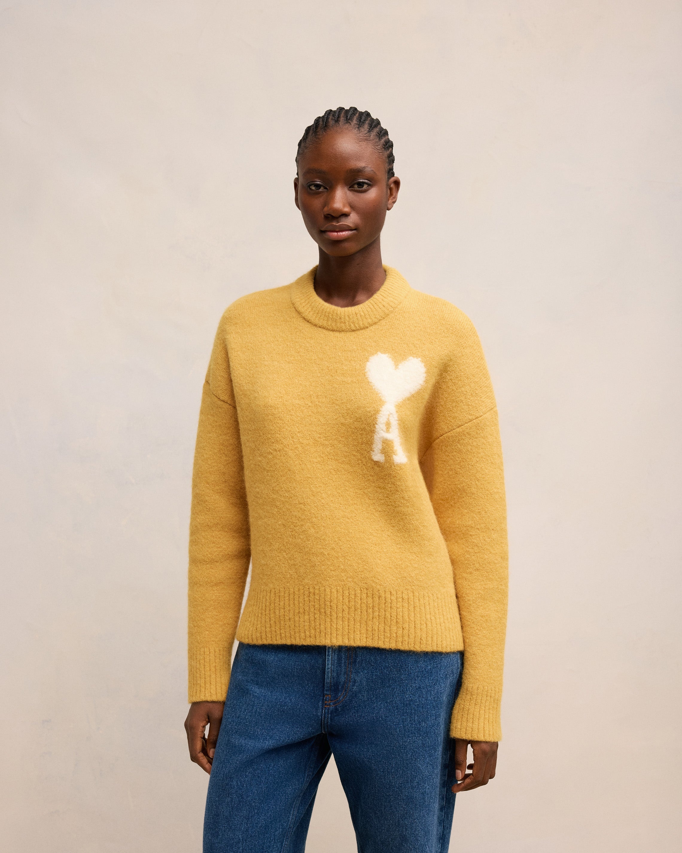 OFF-WHITE AMI DE COEUR CREW NECK SWEATER - 3