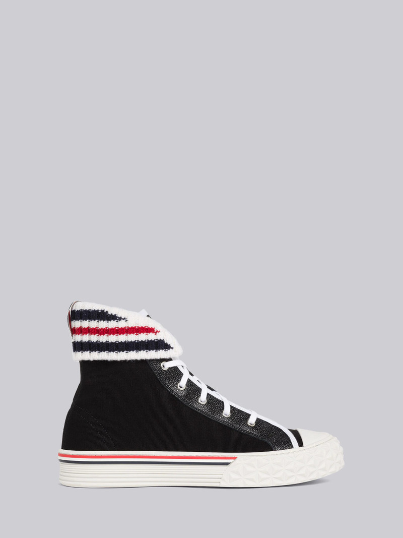 Canvas Tartan Collegiate High Top 1