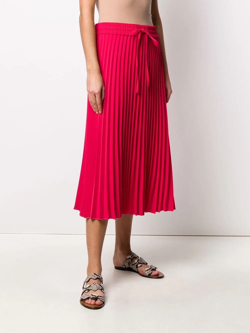 pleated midi skirt - 3