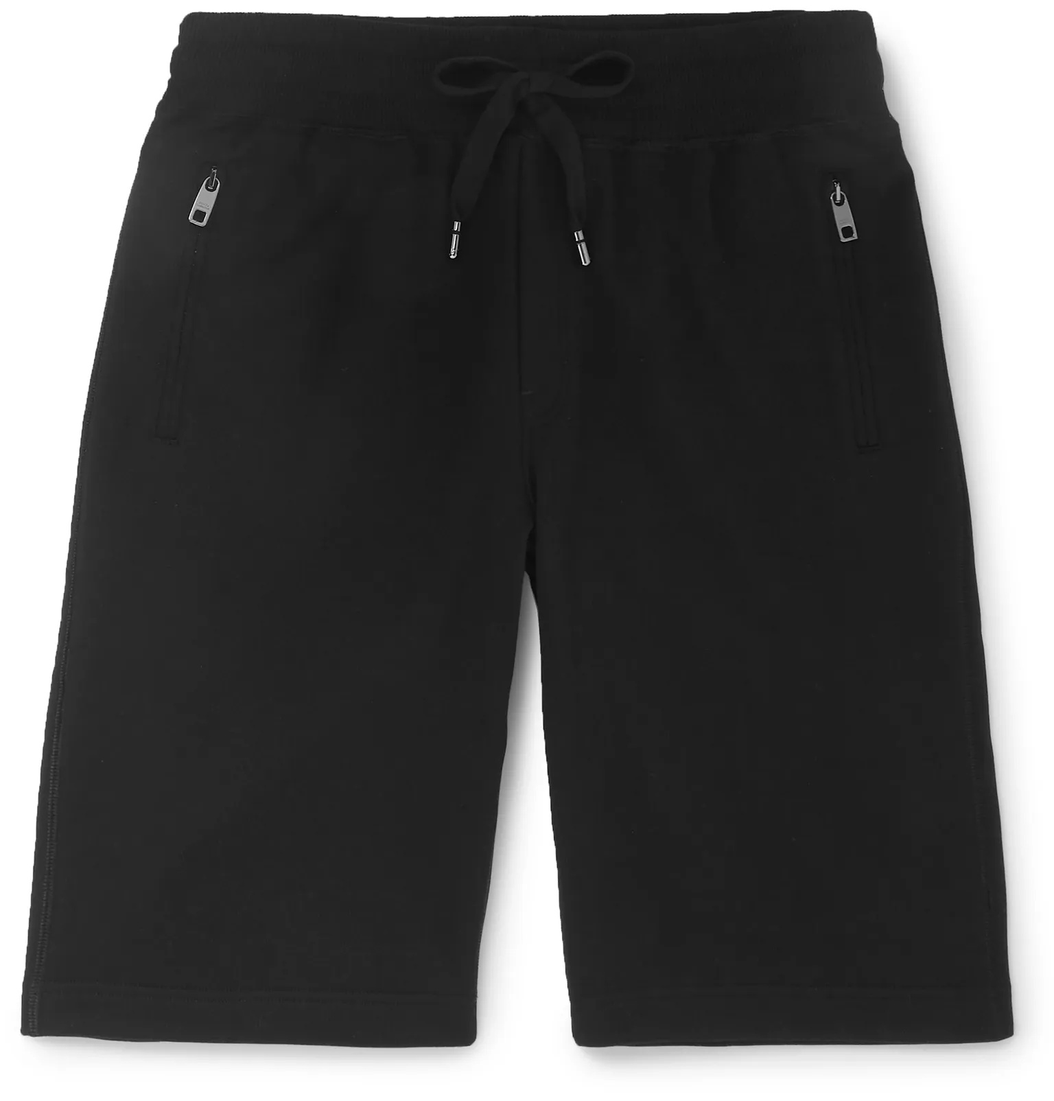 Loopback Cotton-Jersey Shorts - 1