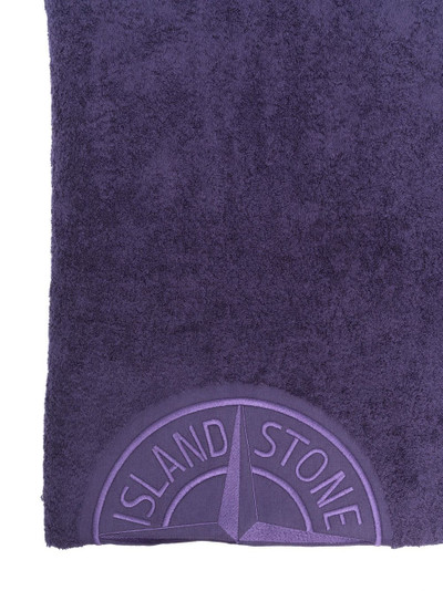 Stone Island Compass-motif beach towel outlook