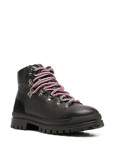 Moncler contrast-lace boots outlook