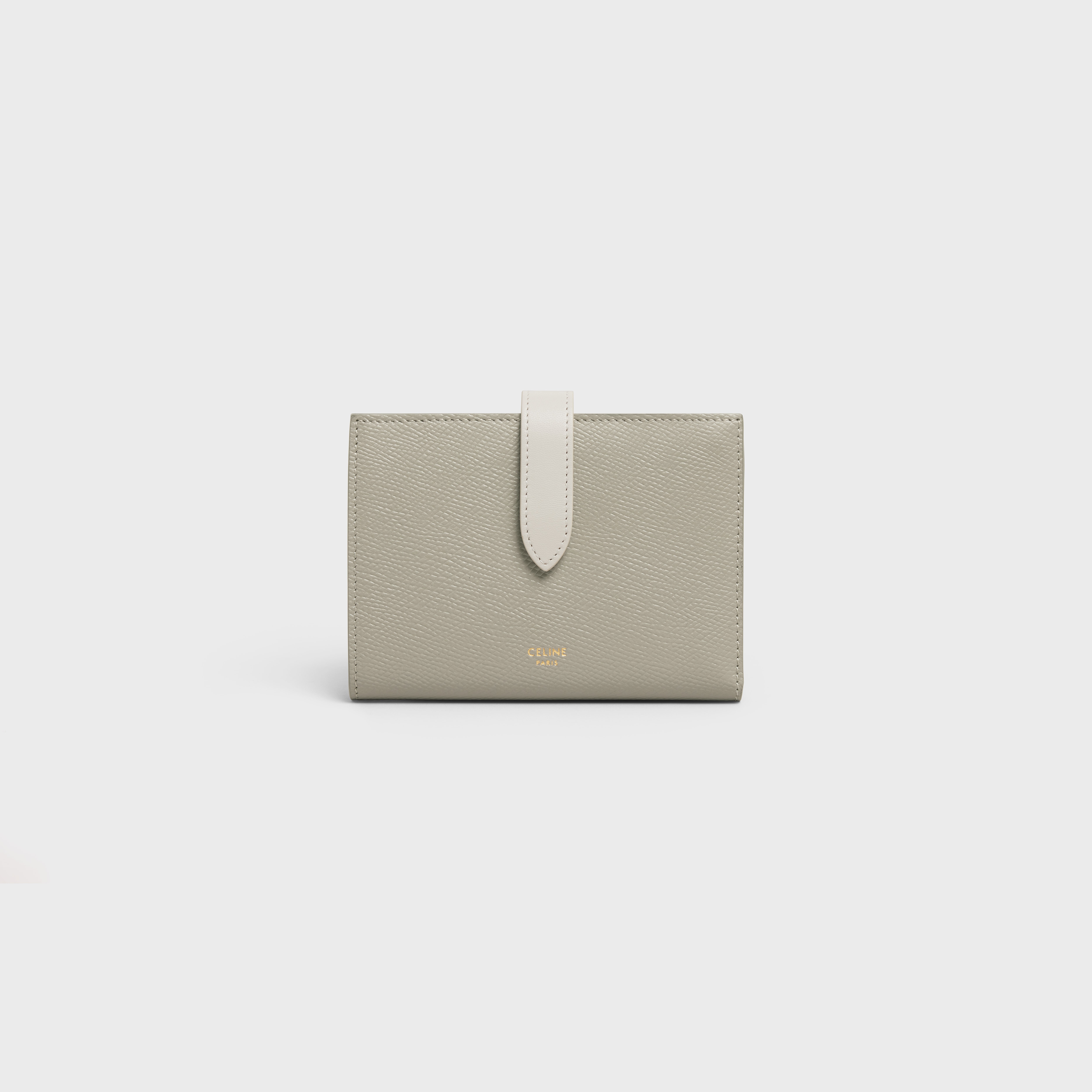 Medium strap wallet in Bicolour Grained Calfskin - 1