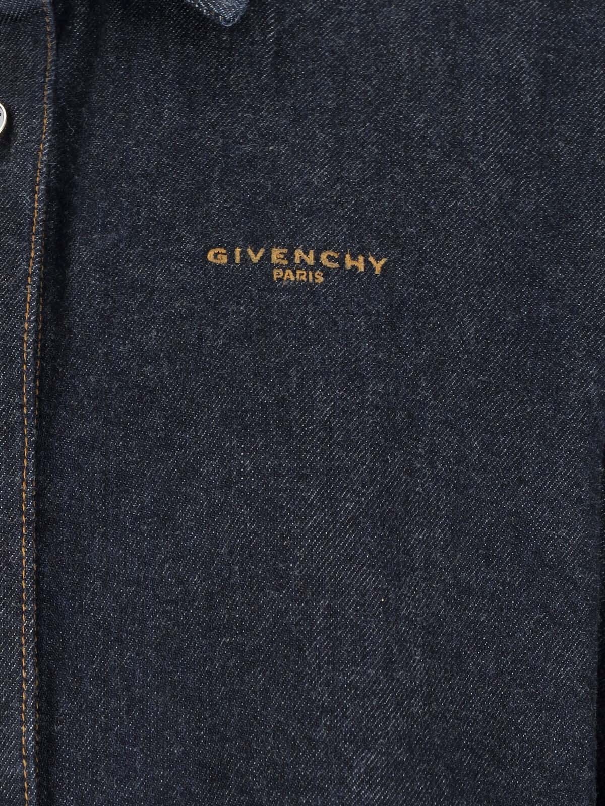 DENIM LOGO SHIRT - 5