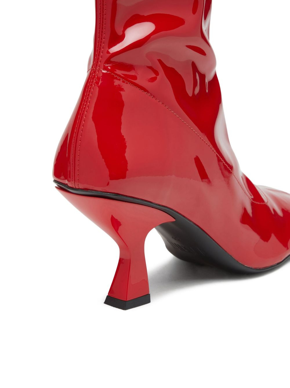 75mm Amber logo-plaque ankle boots - 4