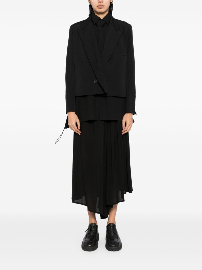 Yohji Yamamoto cropped blazer outlook