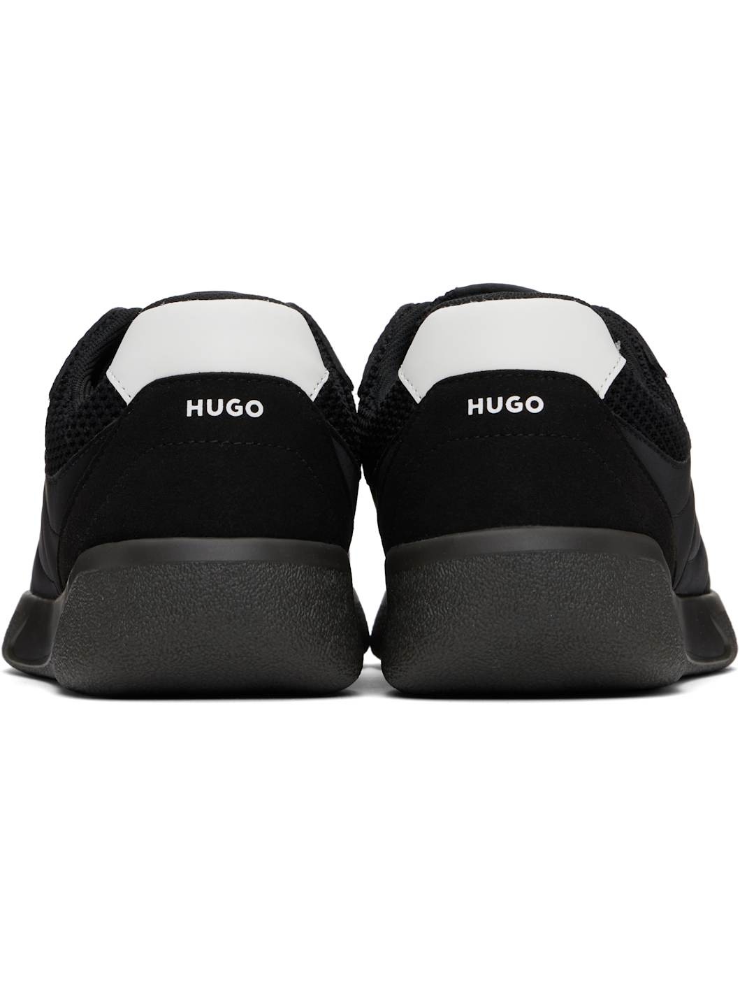 Black Football-Inspired Sneakers - 2