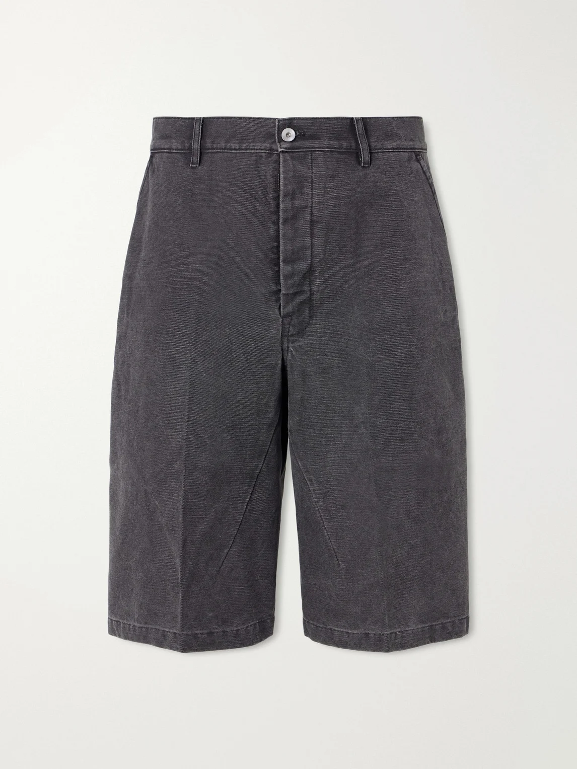 Work Straight-Leg Cotton-Canvas Shorts - 1