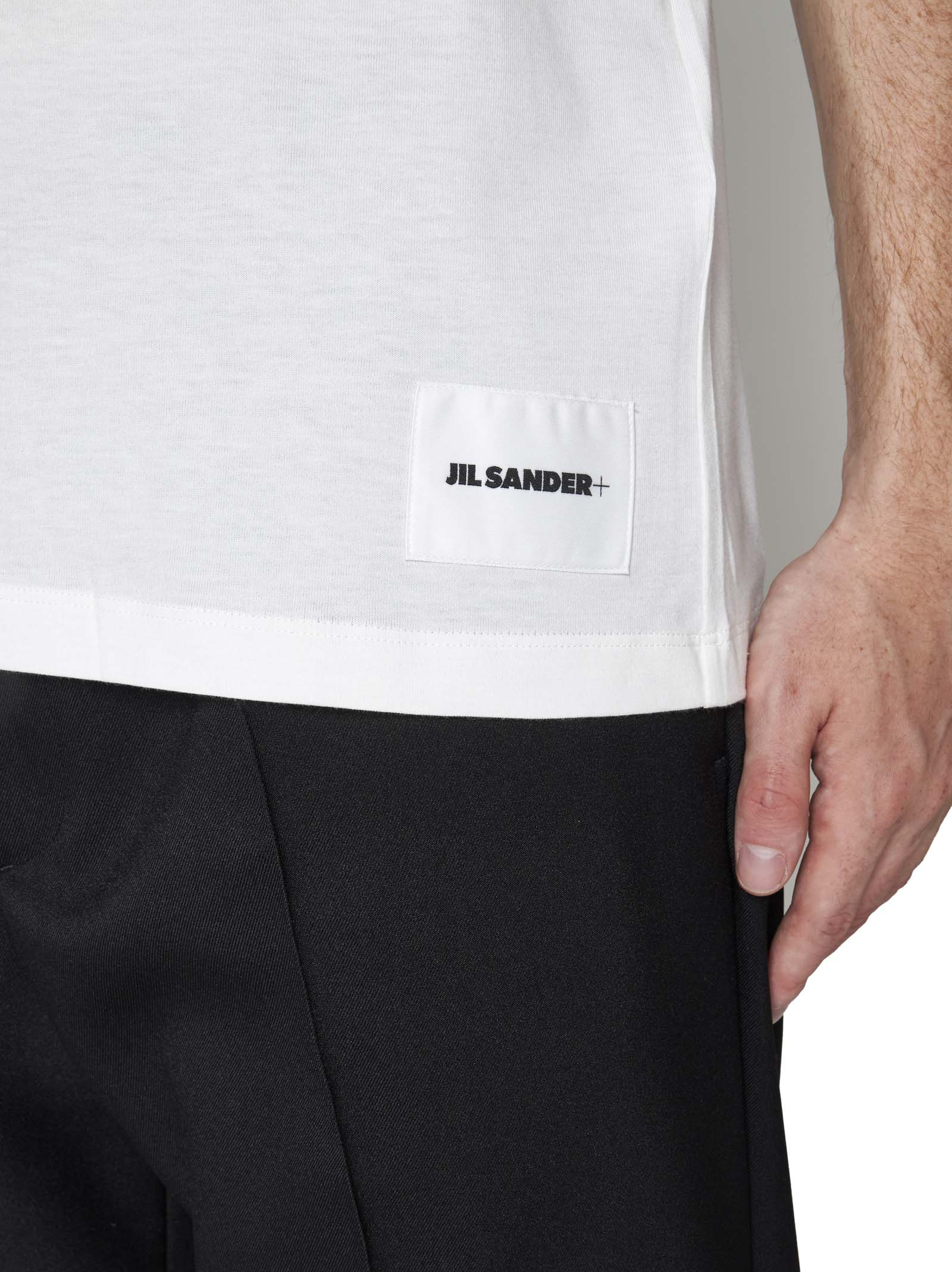 Jil Sander Men Set Of 3 Cotton Jersey T-Shirts - 7
