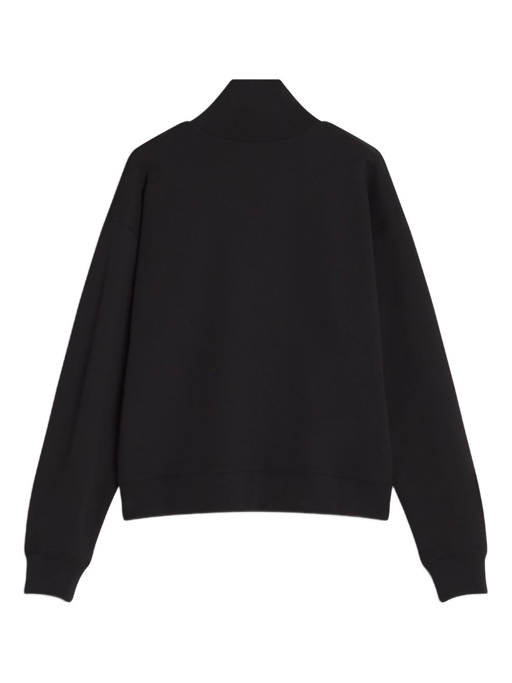 Profile Fox-embroidered half-zip sweatshirt - 5