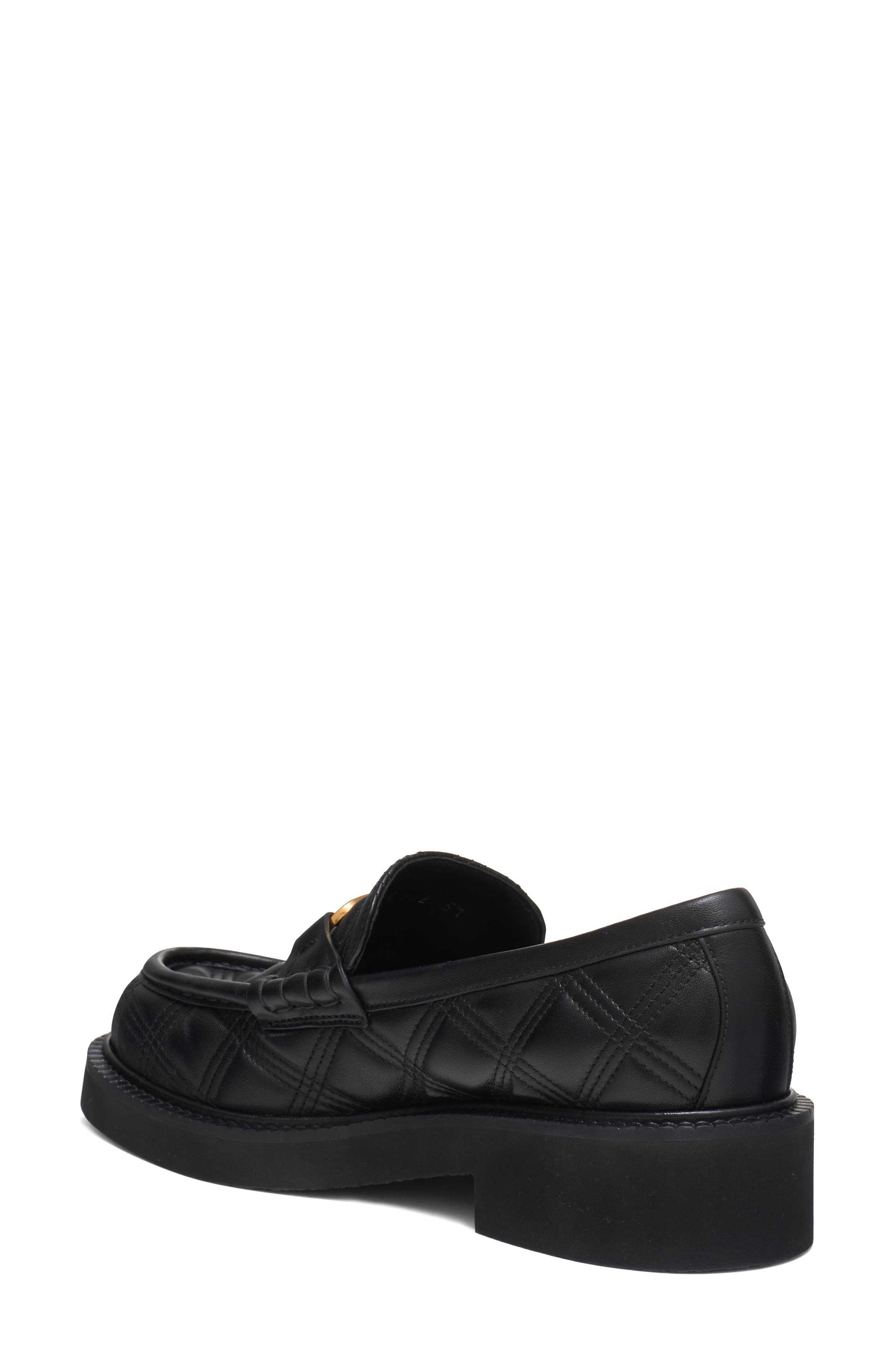 Valentino Garavani Quiltie 67 Platform Loafer in Black at Nordstrom - 2