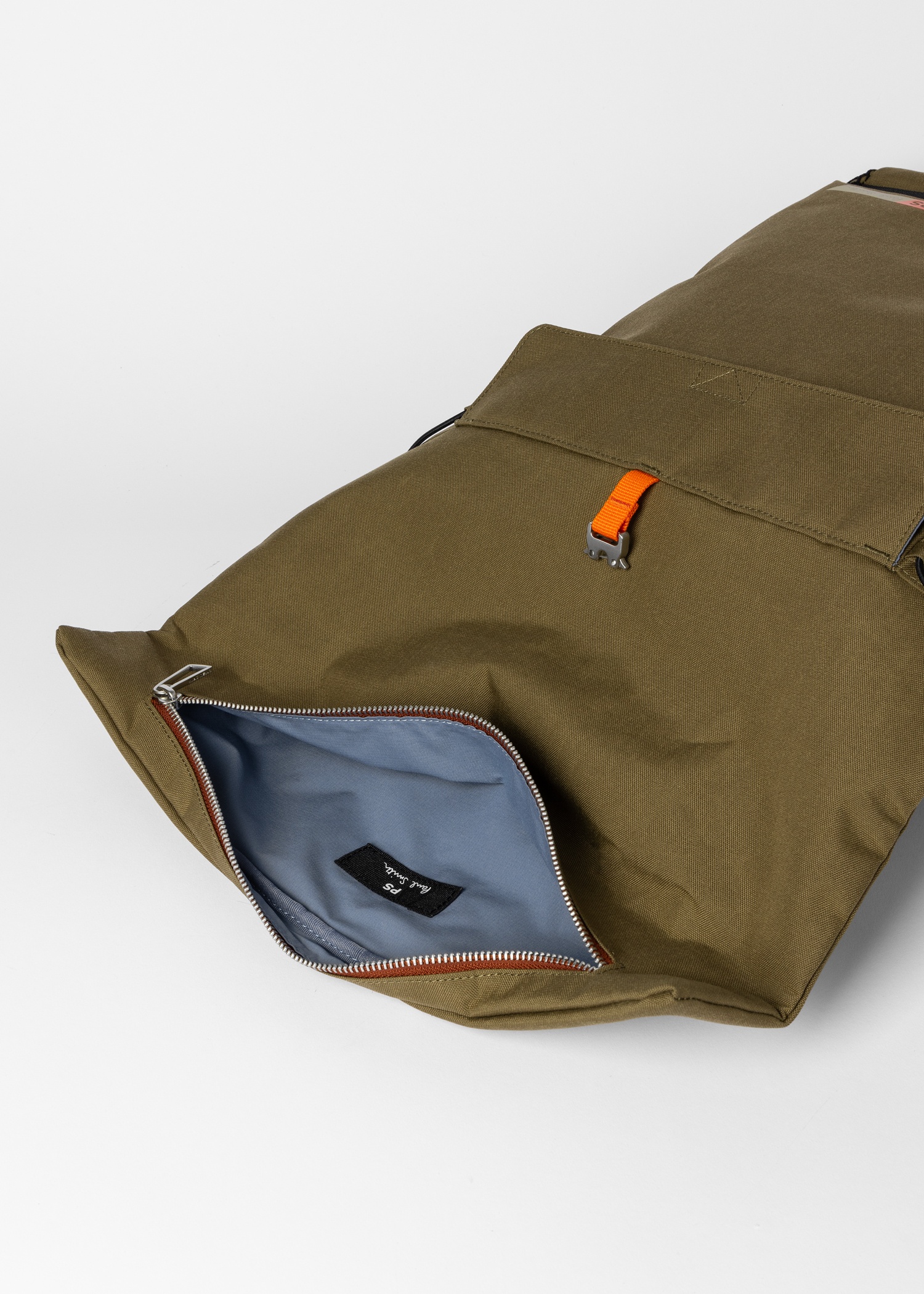 Khaki Nylon Utility Backpack - 7