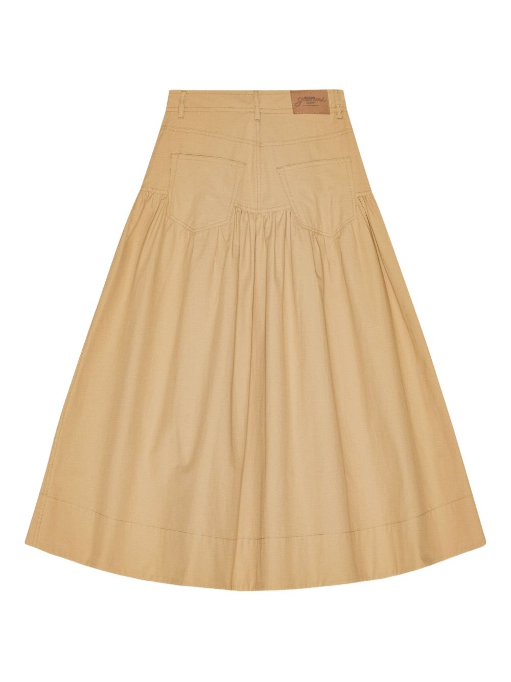 logo-patch skirt - 6