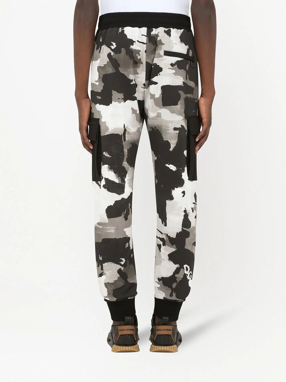 camouflage-pattern tapered track pants - 4