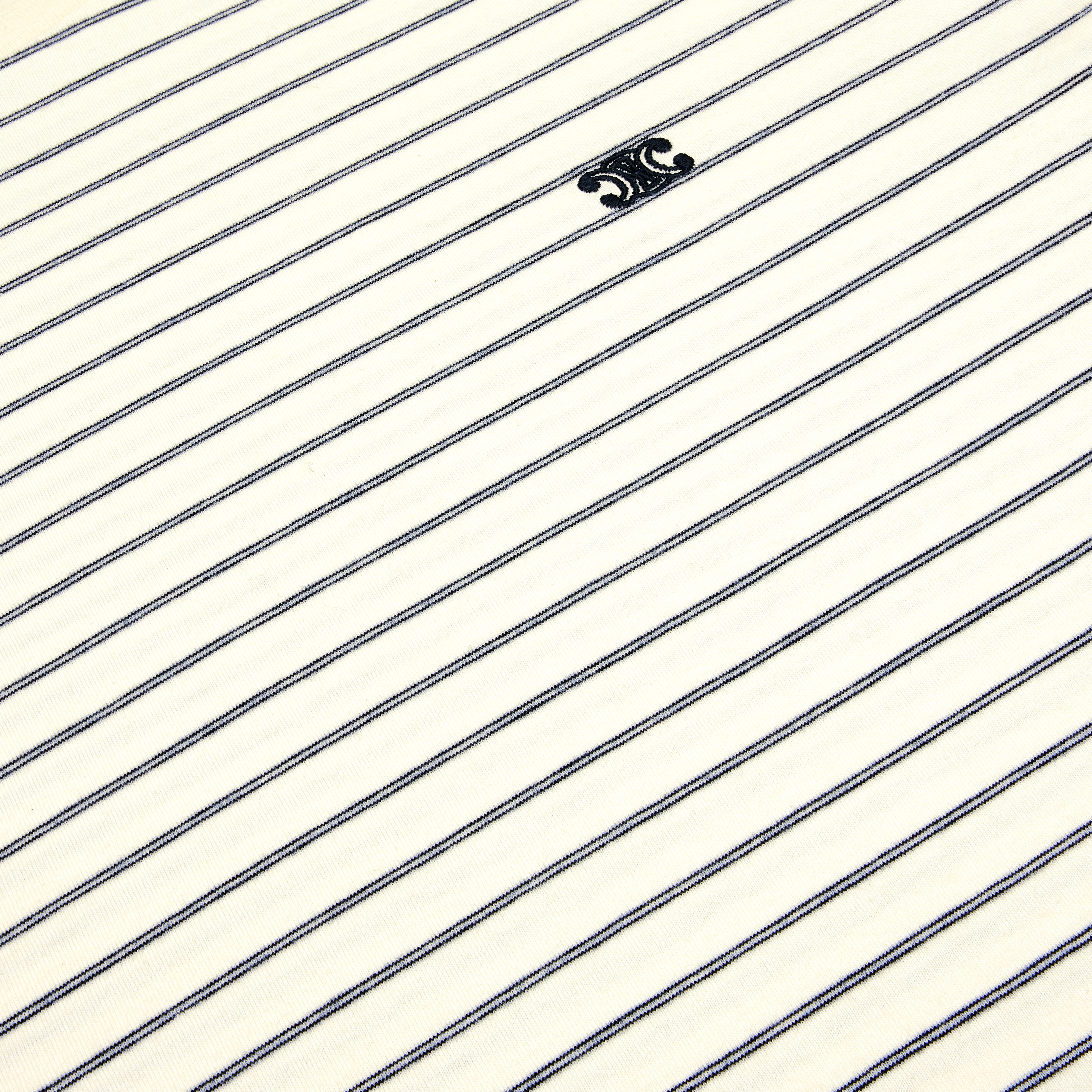 【日本入手困難】TRIOMPHE REGULAR T-SHIRT IN STRIPED JERSEY TRIOMPHE T-SHIRT IN STRIPED JERSEY - | CELINE
