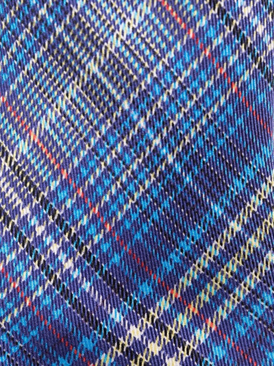 Etro check-print silk tie outlook