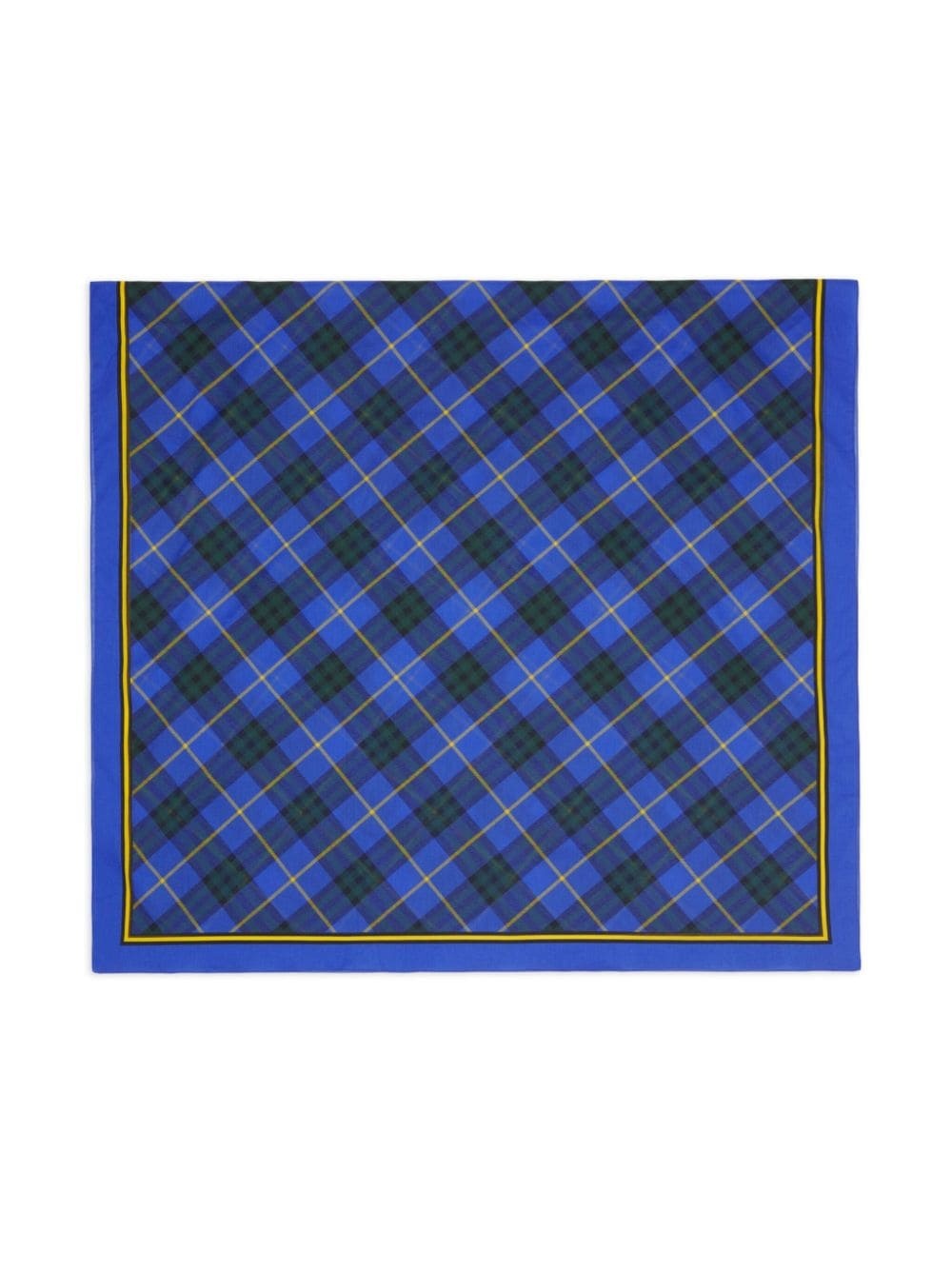 checked cotton scarf - 3