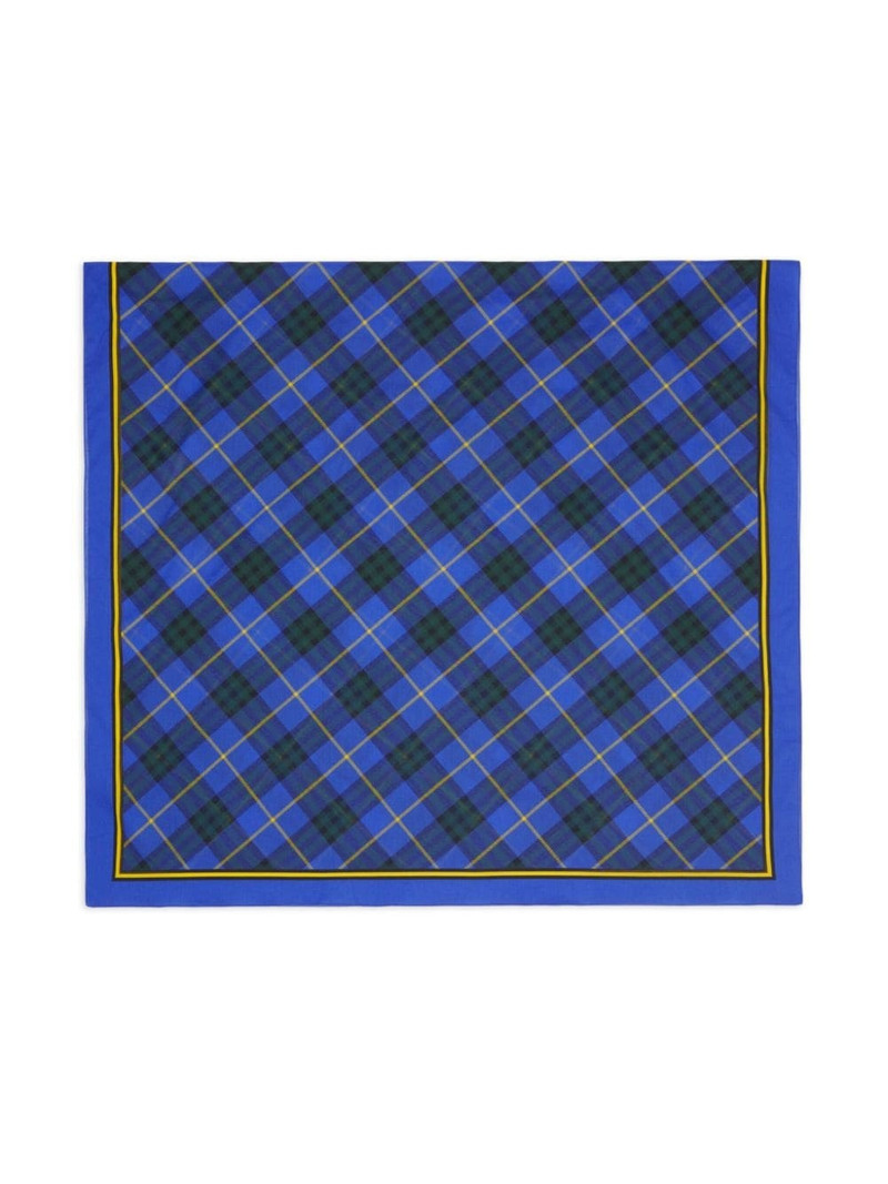 checked cotton scarf 3