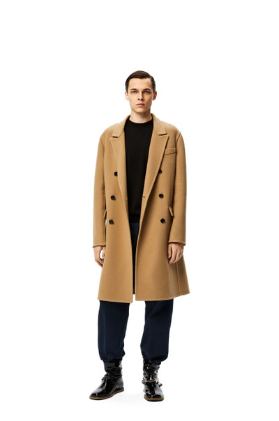 Loewe Double-breasted coat in wool outlook