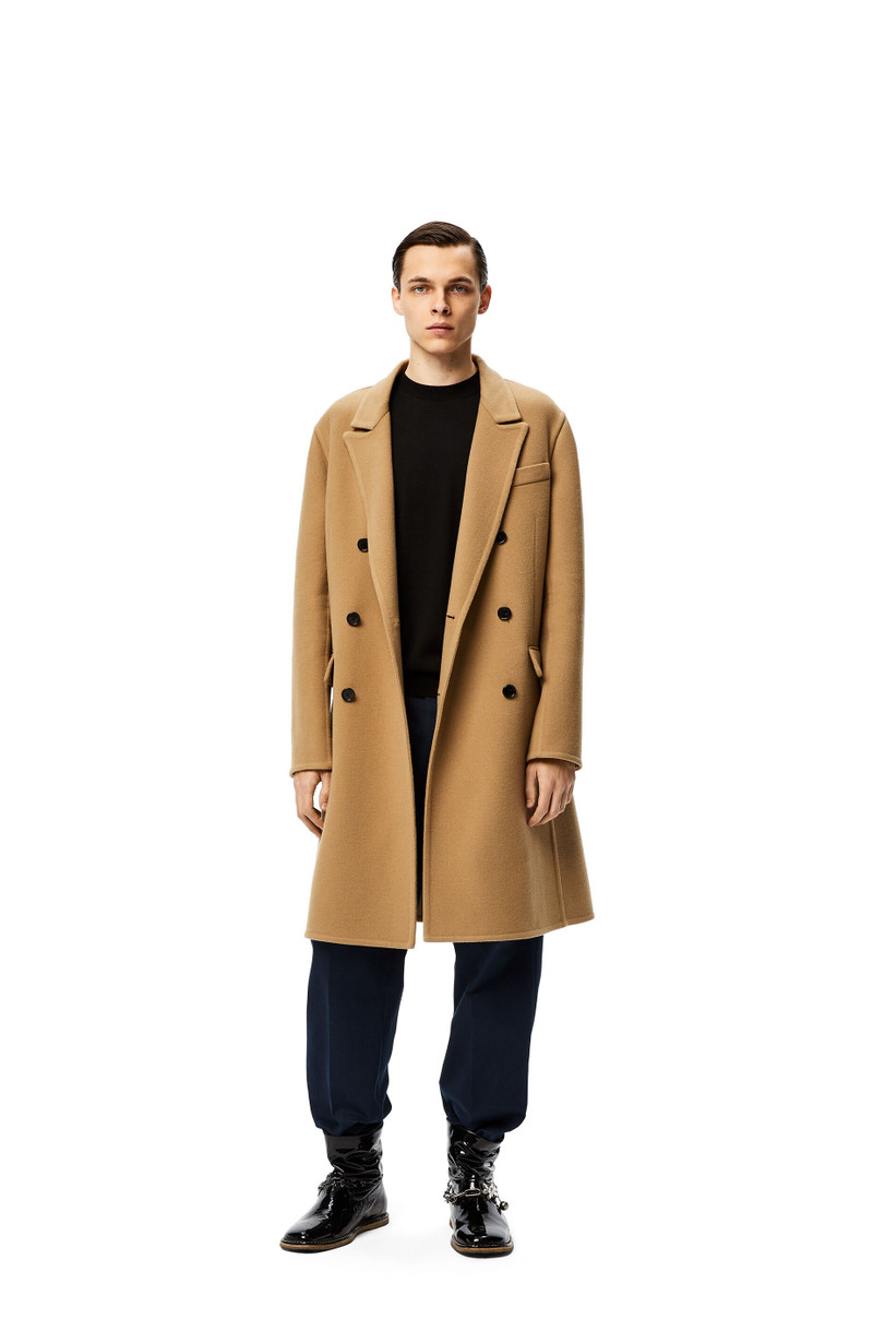 Loewe Double-breasted coat in wool outlook