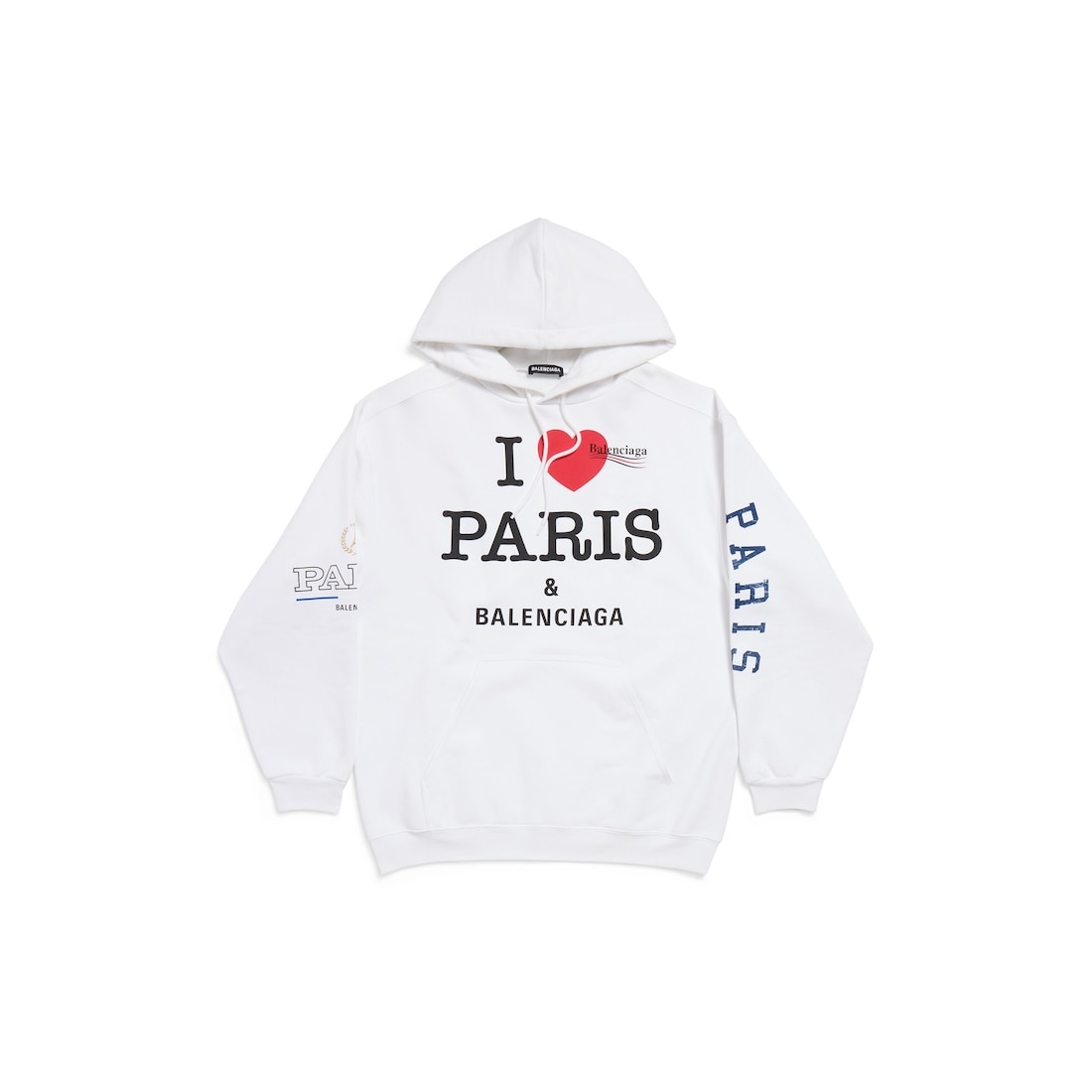 New Year Series 25 - Overlayer Political Campaign Hoodie Medium Fit in White/black - 1